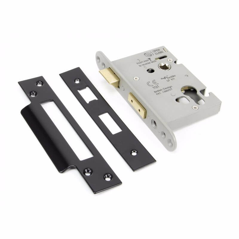 Anvil 90056 Black 3'' Euro Sash Lock