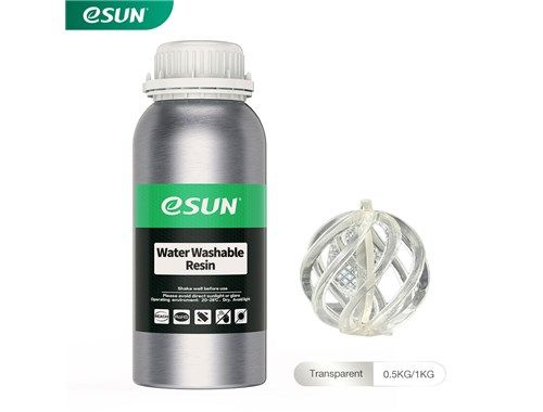 eSUN LCD  Standard Resin Various Colours 1000gms - Clear