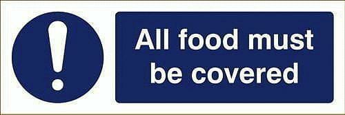 All food must be  covered