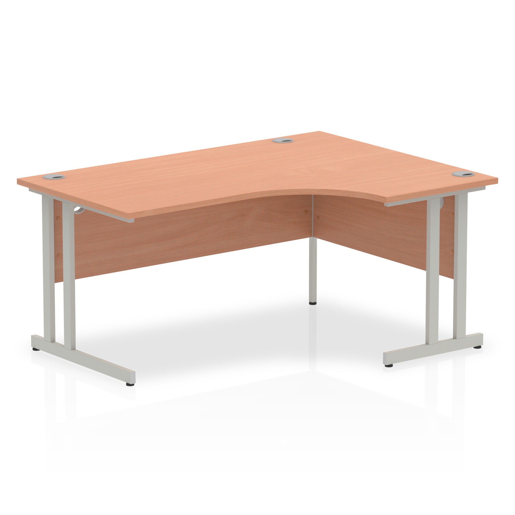 Suppliers Of Impulse Right Hand Crescent Desk Cantilever Leg - 1600mm - Multiple Colour Options North Yourkshire