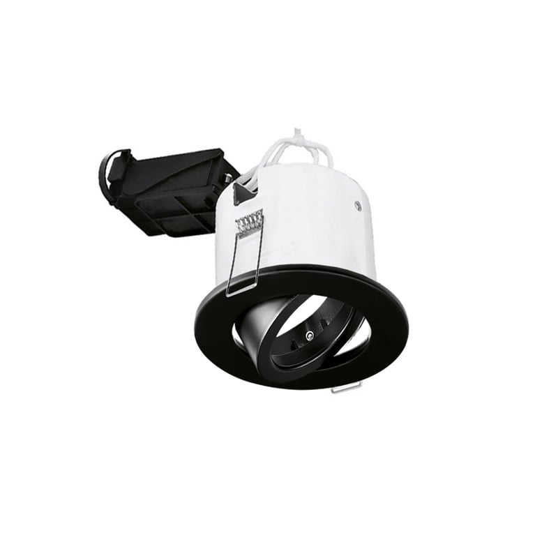 Aurora Lighting GU10 Downlight Adjustable Matt Black