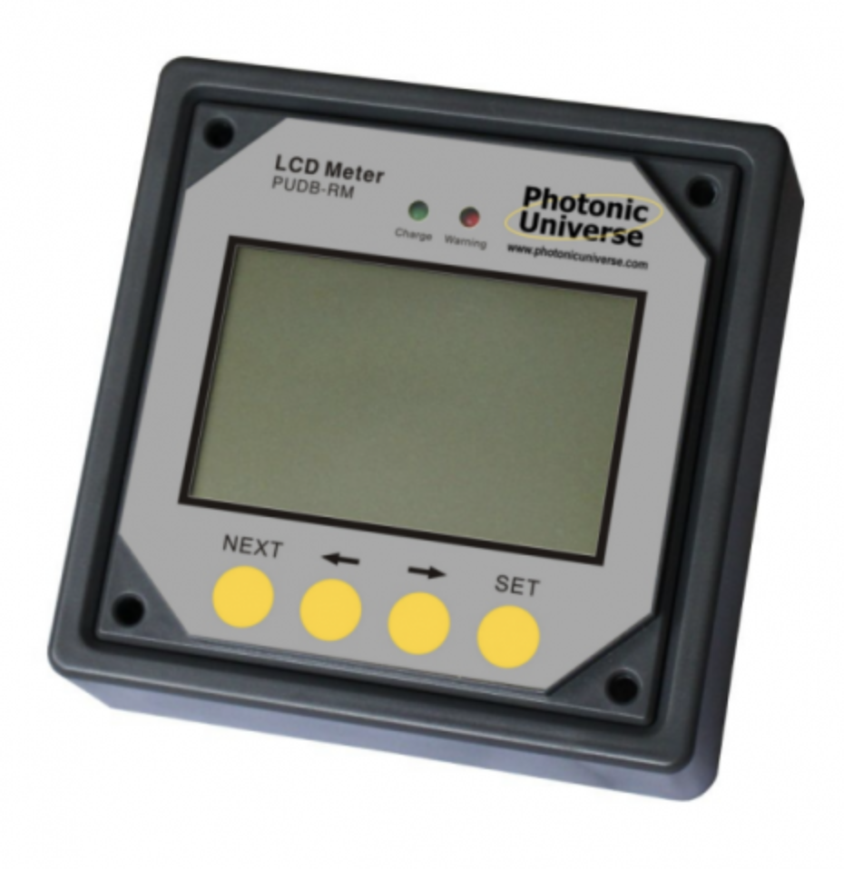 remote meter / display for 10a and 20a dual battery solar charge controllers