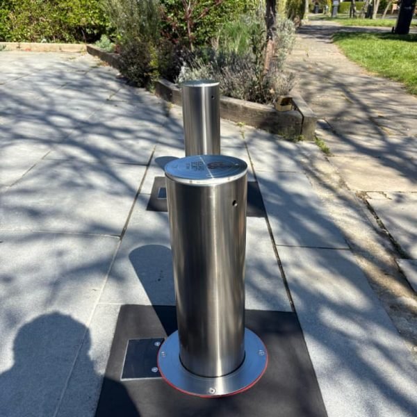 Driveway Security Bollards For Home Parking Protection