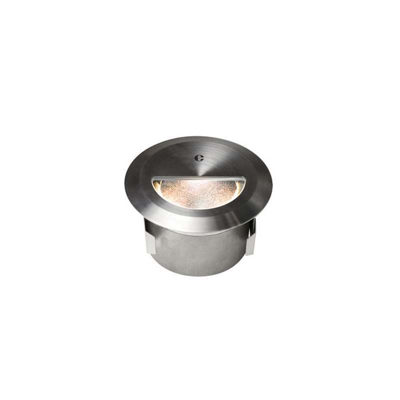 Collingwood Round Brushed Mains Step Light 3000K