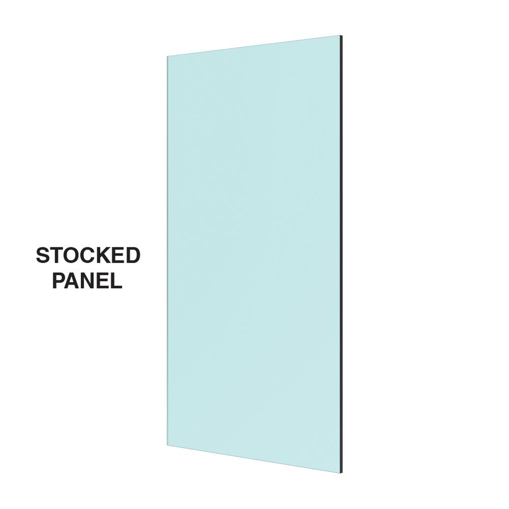 21.5mm Clear PVB Laminated Glass Panel500 x 1087mm with dubbed corners