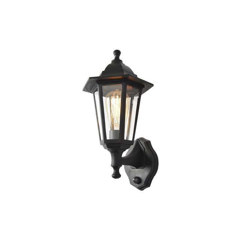 Forum Bianca Up or Down Lantern with PIR Black