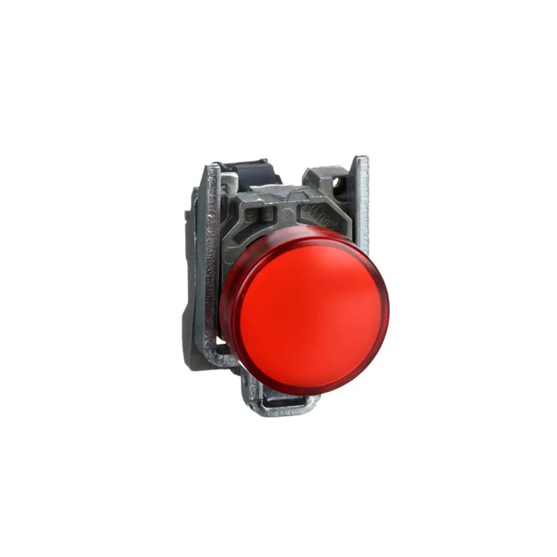 Schneider Panel Mount Indicator Pilot Light Red Push Button