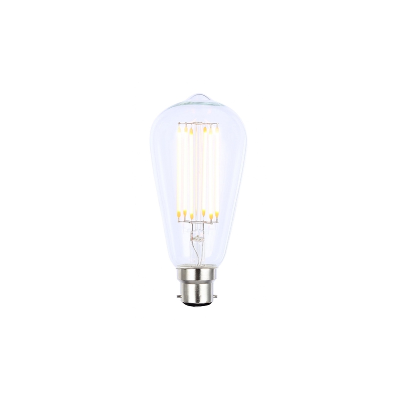 Forum LED Filament Lamp ST64 B22 6W Clear