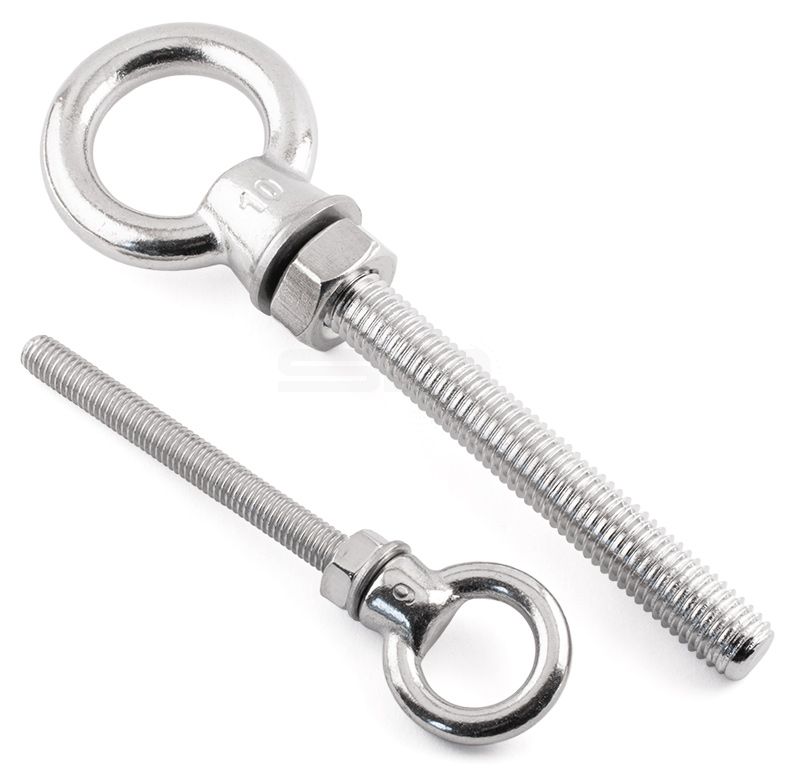 Long Lifting Eye Bolts - 316 / A4 Stainless Steel