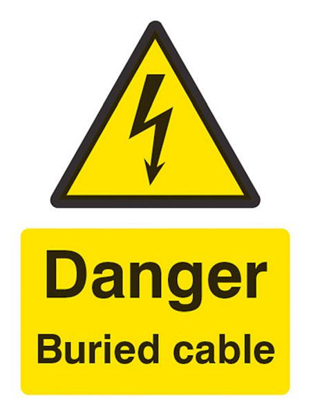 Danger buried cable