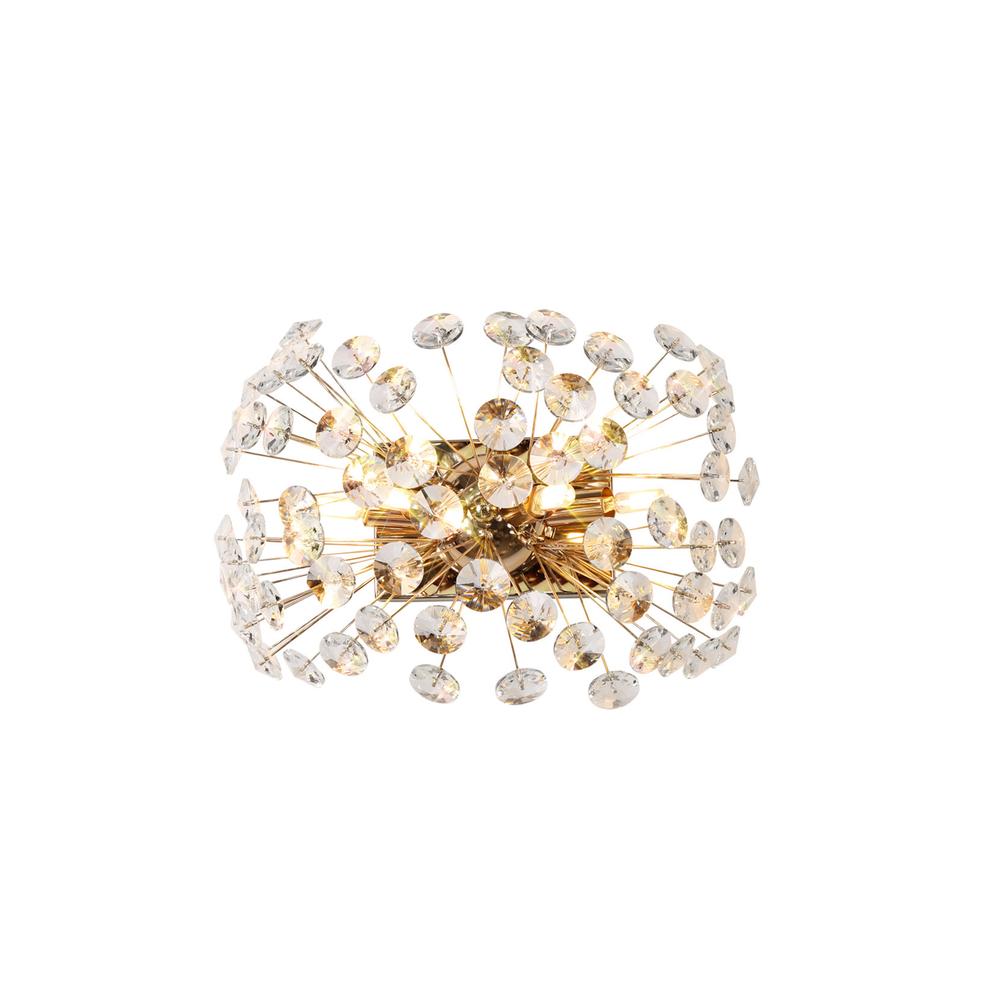 Luxuria Paramount Wall Light 4 Light G9 French Gold/Crystal