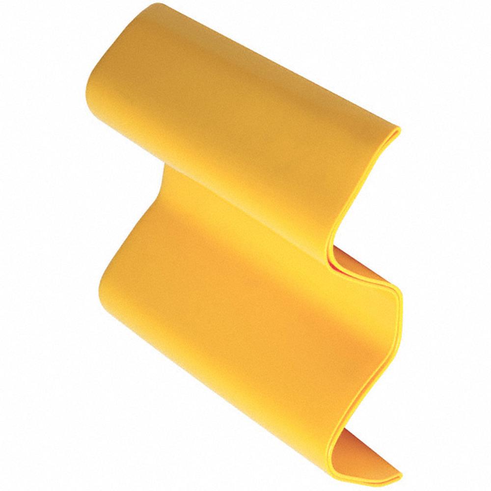 Armco Barrier Rubber End Sheath - Yellow