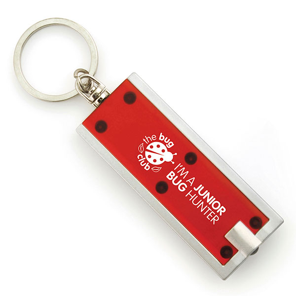 Dhaka 1 LED Torch Key Ring - Full Colour