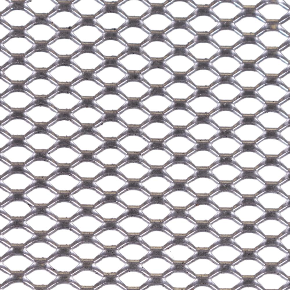 Expanded Metal Aluminium Raised Mesh 602A 1250 x 1250mm