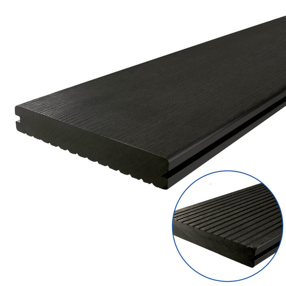 Ebony Double Sided Deck Board 150 x 25 x 3600mm - Rinato Classic