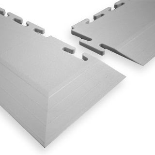 Tile Corner Section - for 7mm Virgin PVC Tiles-Light Grey