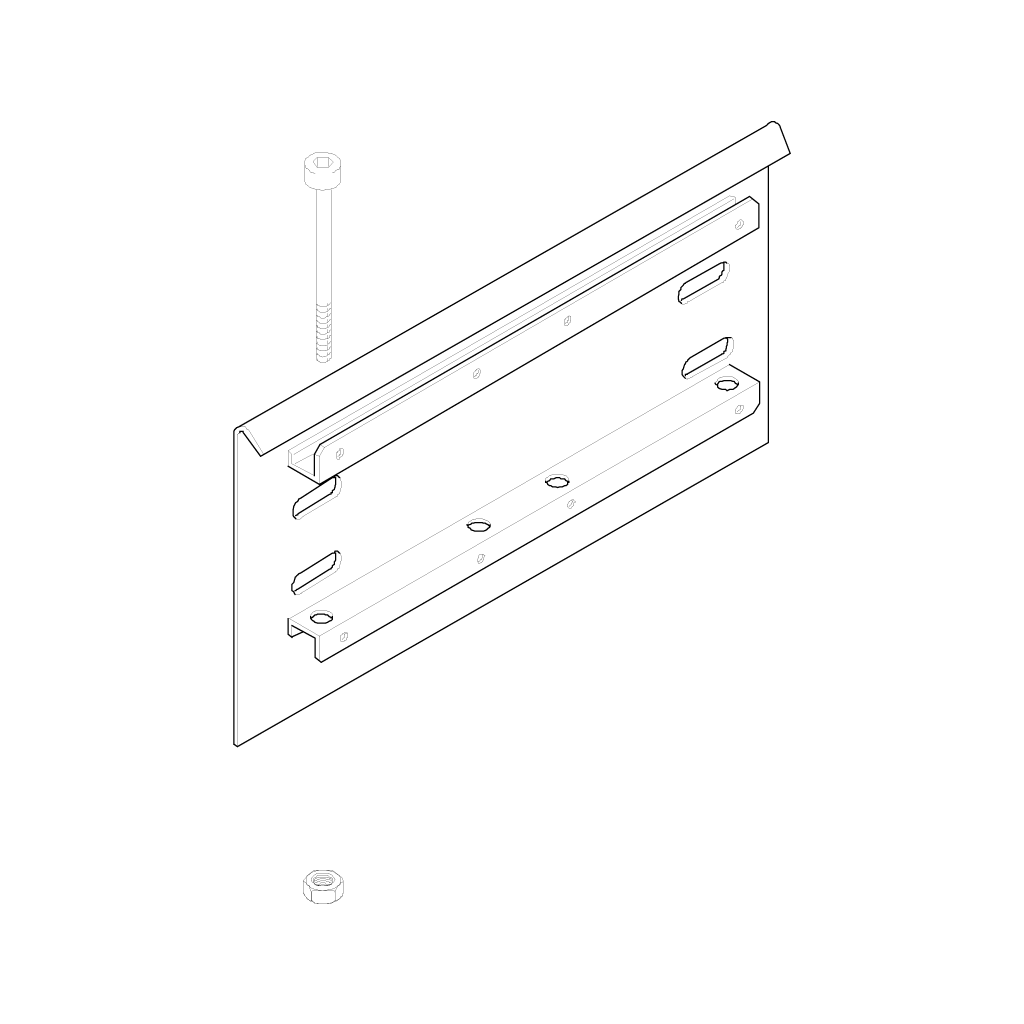 CAME 119RID074 Old Style Ferni FIxing plate