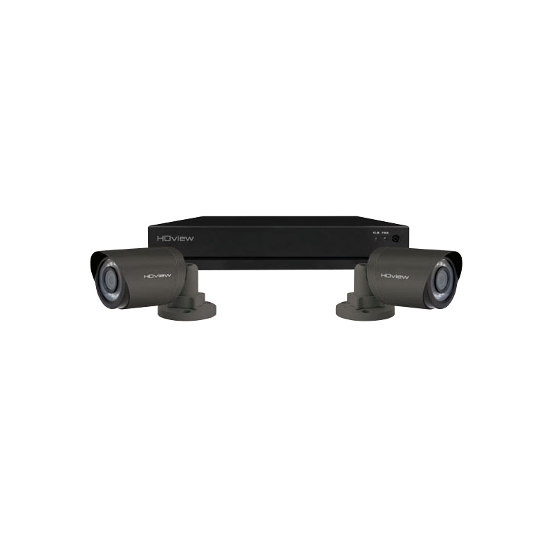 ESP 4Ch 4MP 4TB 2 Grey Bullet Camera Kit