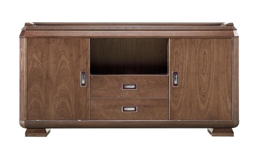 Specialising In Premium Real Wood Veneer Storage Cupboard Two Doors & Two Drawers - 1600mm - K4J160 UK