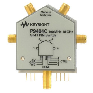 Keysight P9404C PIN Solid State Switch, 100 MHz to 18 GHz, SP4T