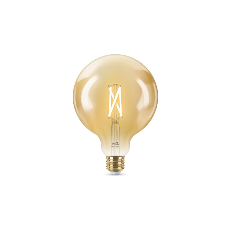 Kosnic WiZ Pro RGB/Tuneable White E27 Antique Filament Lamp 7W=50W G125