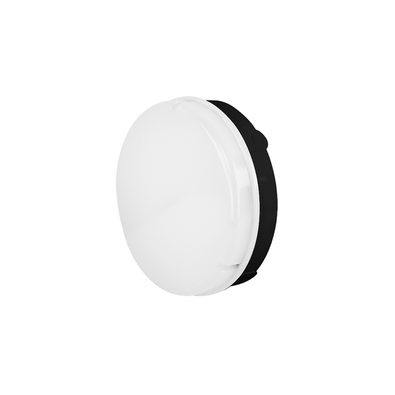 Ovia Evo IP65 CCT Photocell LED Bulkhead 12W Black