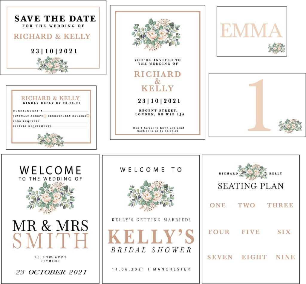 Welcoming Wedding Signs