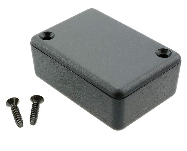 UK Suppliers Of 50 X 35 X 20mm Miniature IP54 ABS Black Enclosure