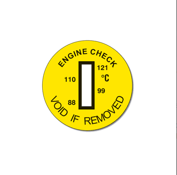 Engine Check Labels For The Automotive Engine Rebuild Sector