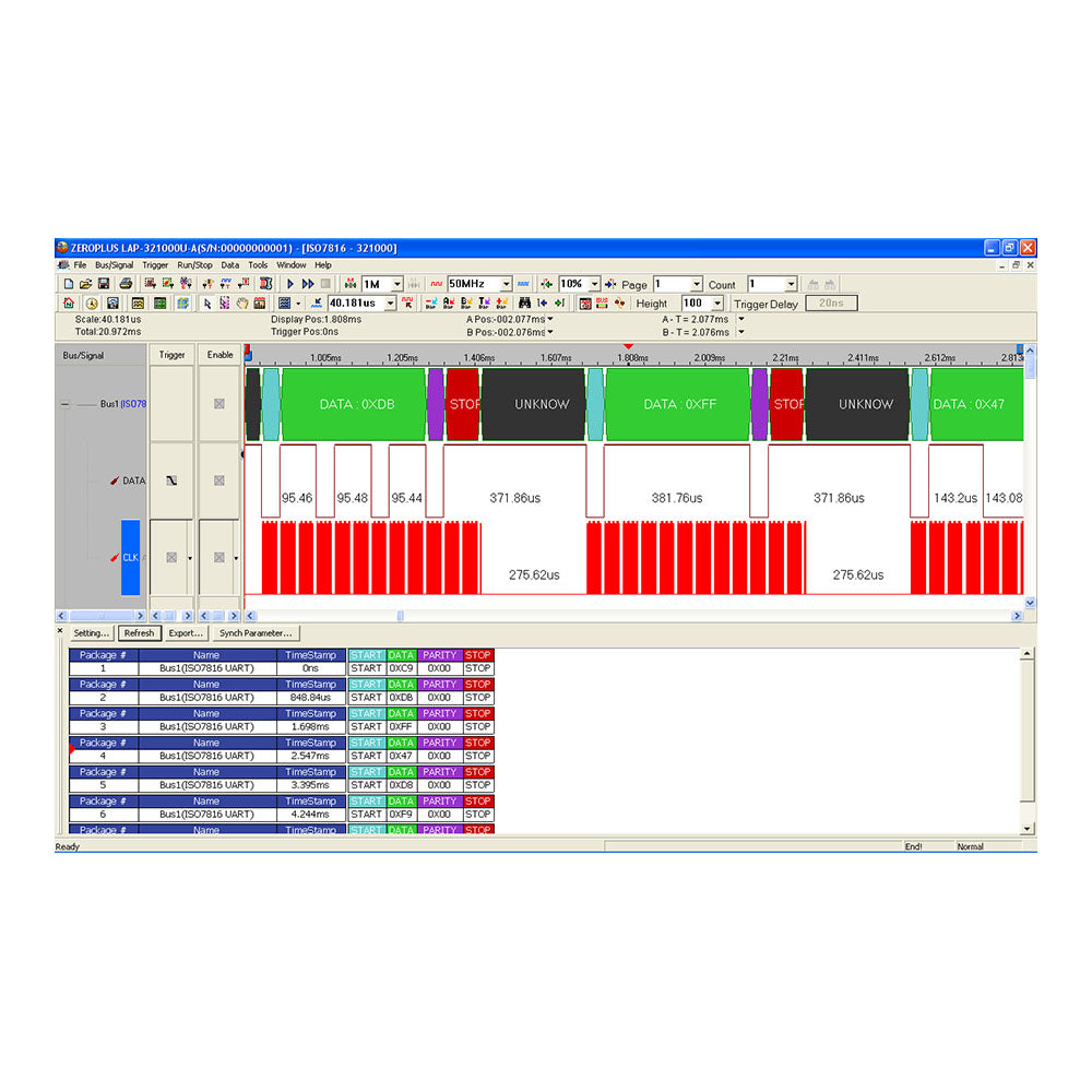 ISO7816 UART Interface Decoder Catalogue