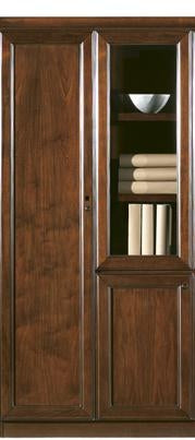 Specialising In Real Wood Veneer Executive Office Storage Two Door Bookcase - 900mm - 1502 North Yourkshire