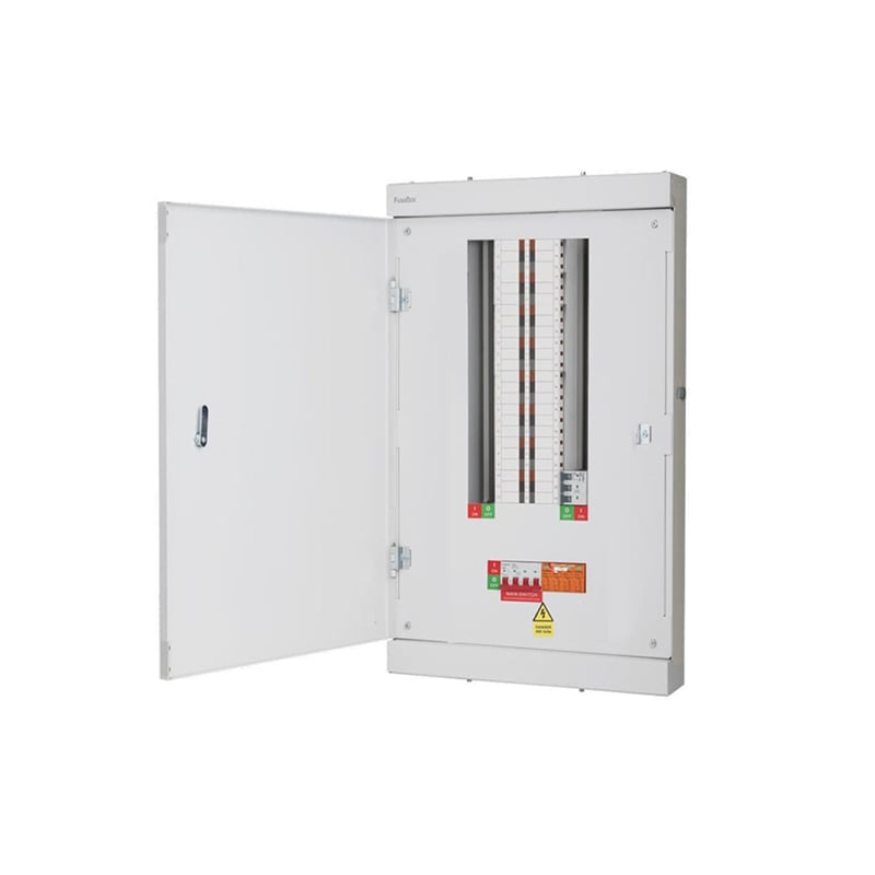 FuseBox 125A TPN Distribution Board With SPD 15 Way