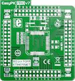 EasyPIC PRO v7 Empty MCU card ETH 80pin TQFP