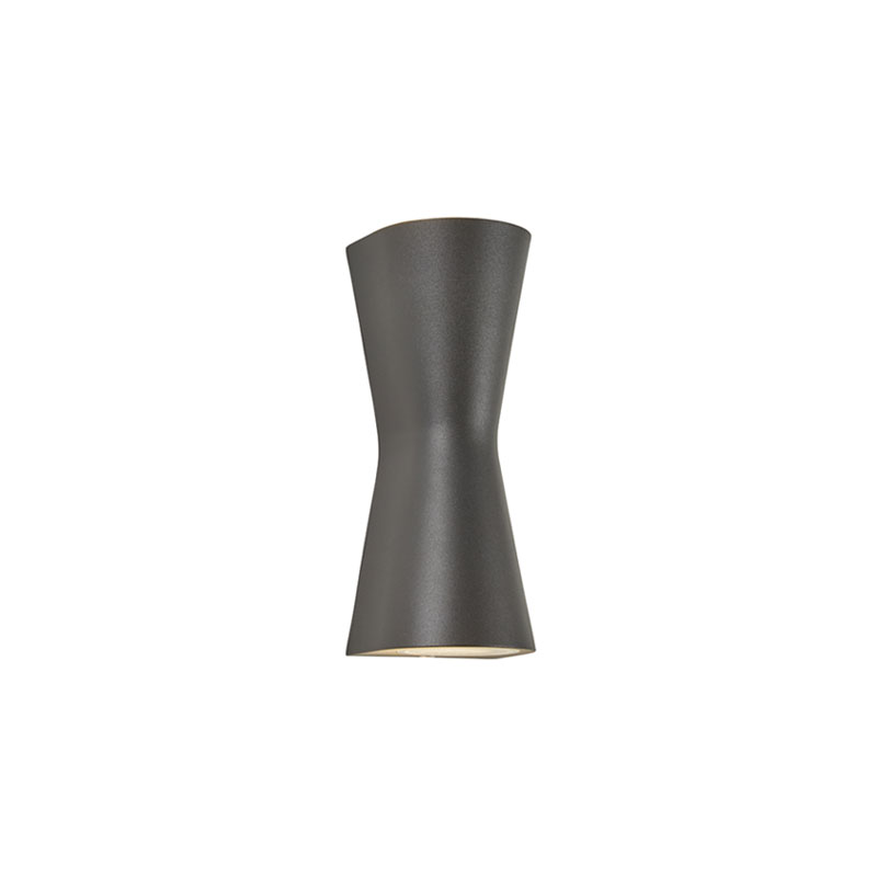 Forum Skye Wall Light Double Cone GU10 Anthracite