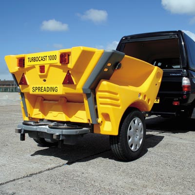 High Quality Turbocast 1000&#8482; Towable Salt Spreader