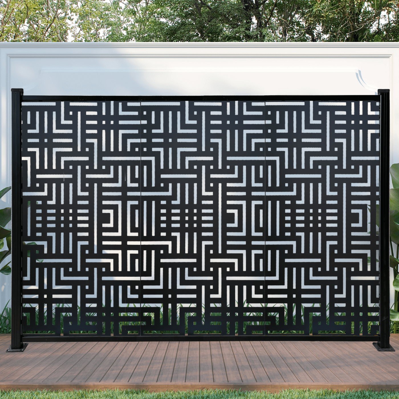 6ft Metal Garden Privacy Screen UK Supplier