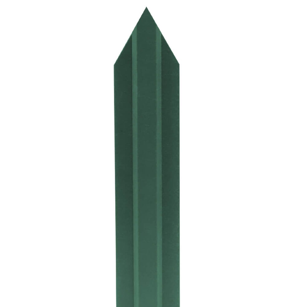 3.0M High Green GRP Palisade Undrilled P 2940mm Long