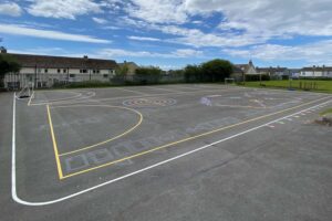 Colorful School Playground Markings Surrey