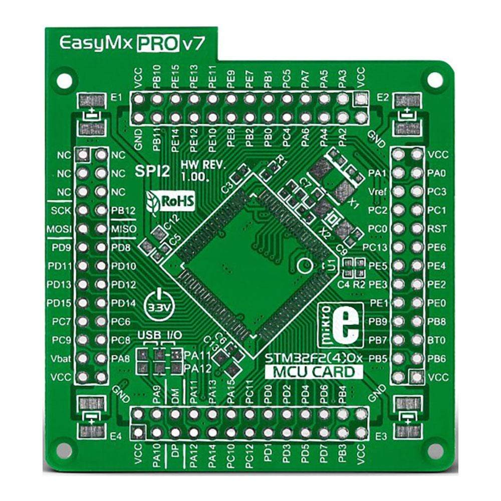 EasyMx PRO v7 for STM32 Empty MCU card HP 100-pin TQFP