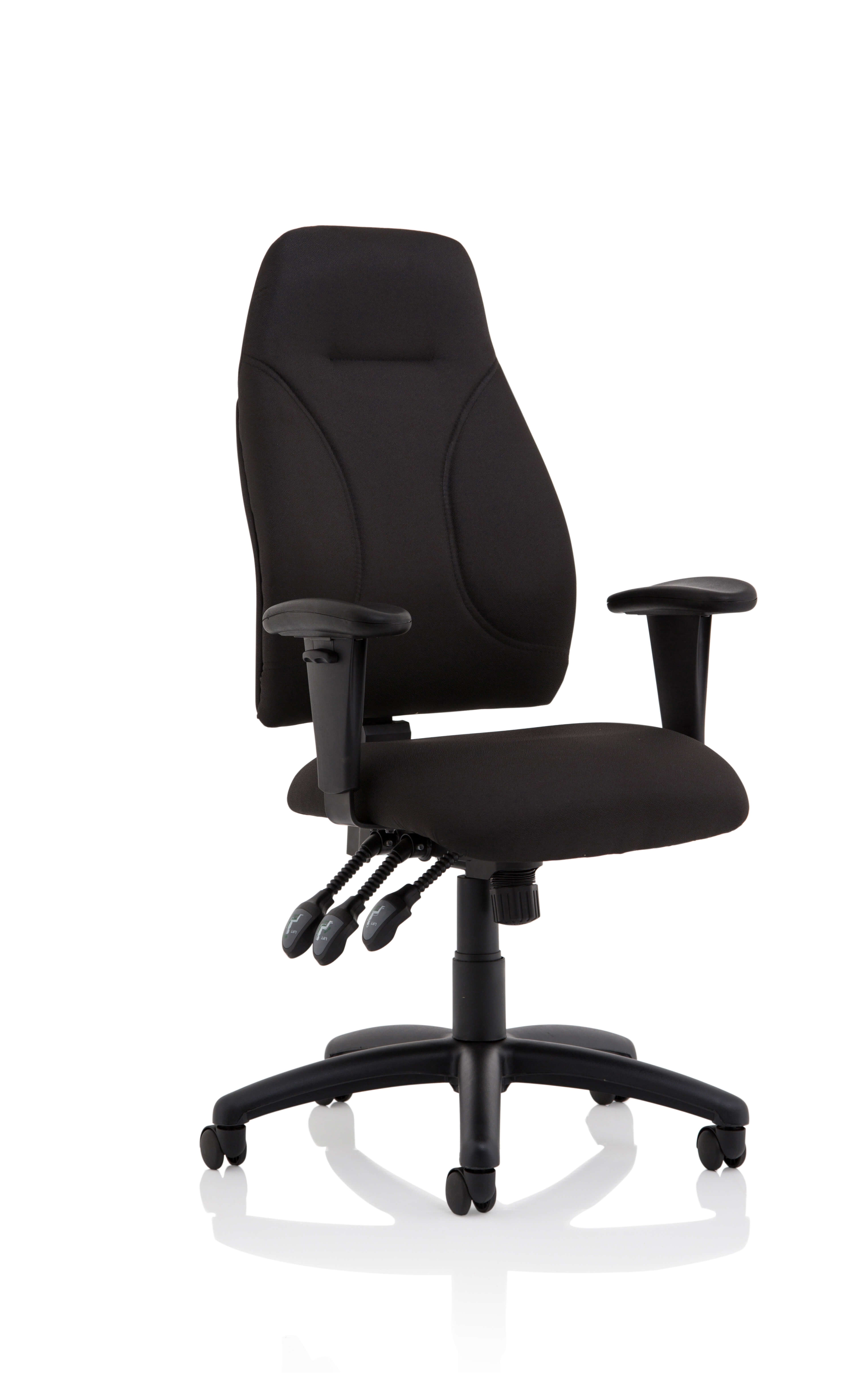 Providers Of Esme High Back Fabric Task Operator Chair with Height Adjustable Arms Near Me