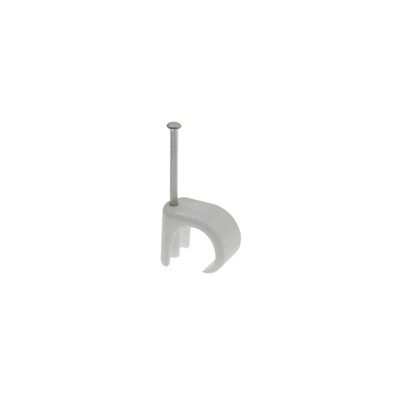 Unicrimp White Cable Clips for 14-20mm Round Cable Pack of 50