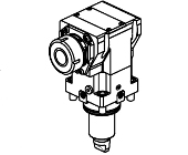 Single axial boring bar holder &#216;40mm H140