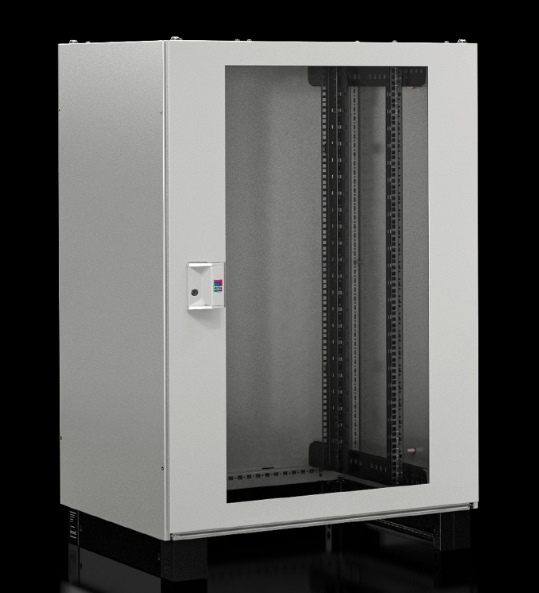 RTL-7888808 TX CableNet - Glazed 24U 800Wx800D, Rittal Network rack TX CableNet, glazed door, with side panels - glass front door (TX 7888.808) PREMOUNT *NEW*