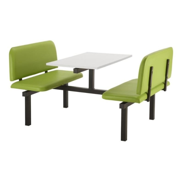 CU94 - 4-Seater Oscar Canteen Unit - 2 Way Access, Green, White