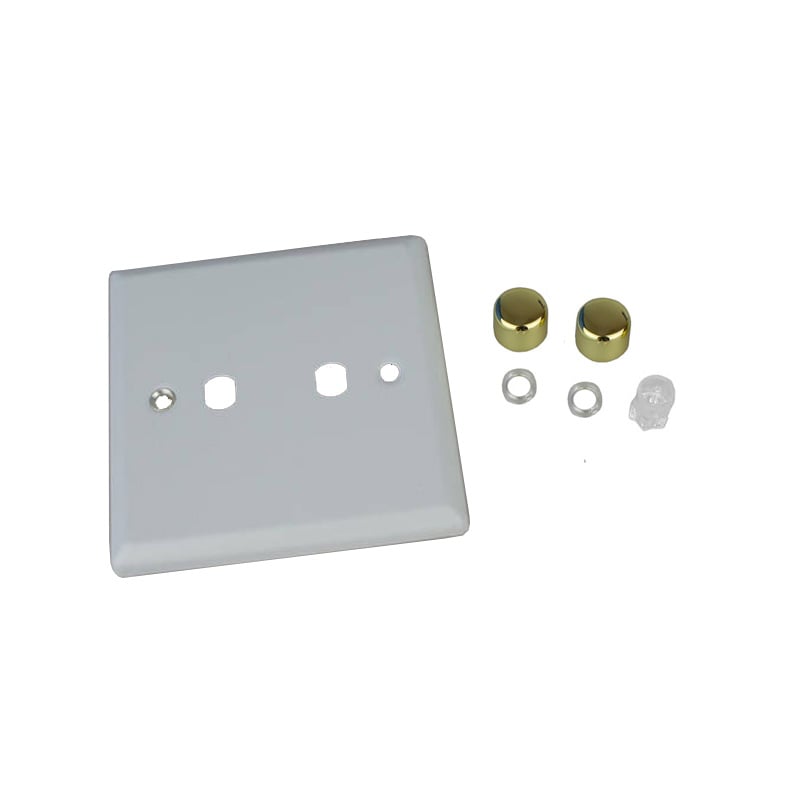 Varilight Vogue 2G Single Plate Matrix Face Plate Kit Matt White