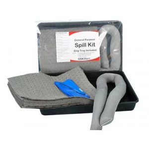 20 Litre General Purpose Compact Spill Kit with Drip Tray