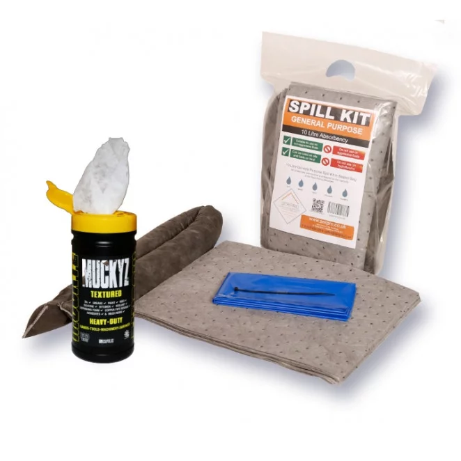 10 Litre General Purpose Compact Spill Kit