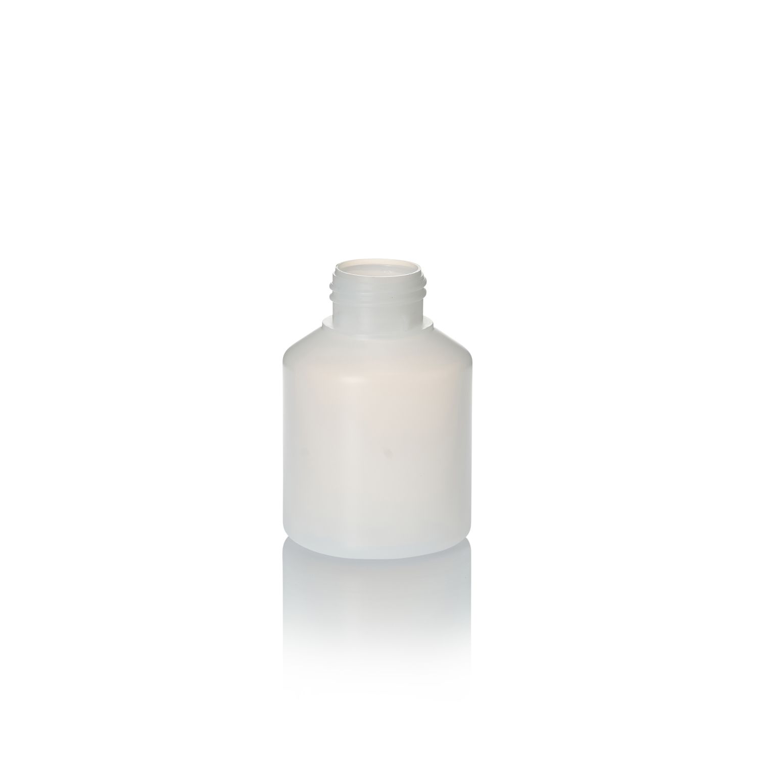 Distributors Of 250ml Natural HDPE Wide Neck Cylindrical Bottle