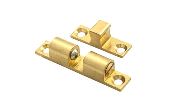 FTD815ASCOL Double Ball Catch 43 x 8mm Brass