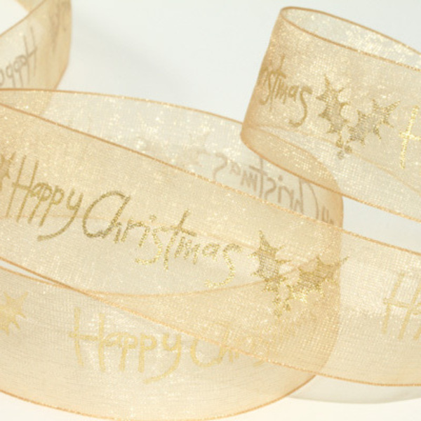 Foil Print 25mm Christmas Style Design (Plate: 1420, Colour(s): Gold 149 and Gold)